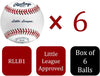 Rawlings | Little League Baseballs | Competition Grade | RLLB1 | Youth/14U | Multiple Count Options