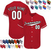 Custom Baseball Jersey Pesonalized Men Button Down Baseball Shirts Sports Fan Uniform Printed Name Numbers for Women Youth