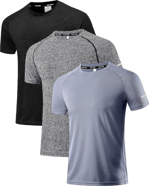 Holure Men's Mesh Quick-Dry Short Sleeve Workout T-Shirt